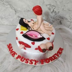 Bachelor Party Cake for Bride and Groom