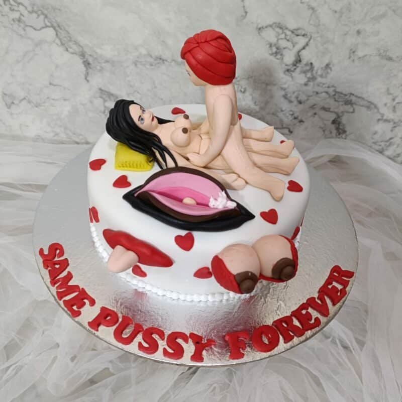 Bachelor Party Cake For Bride And Groom