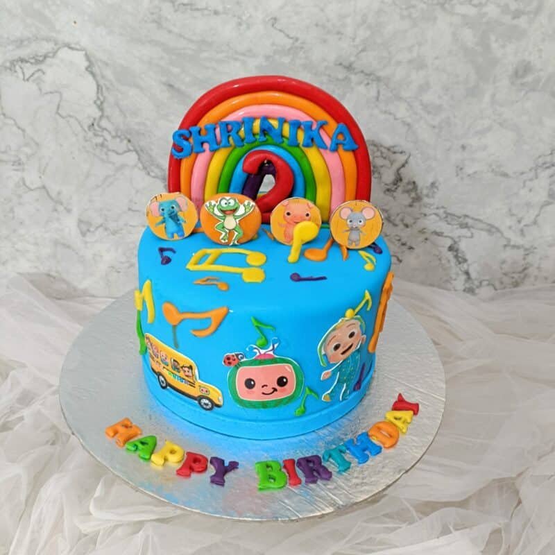 Cocomelon 1st Birthday Cake
