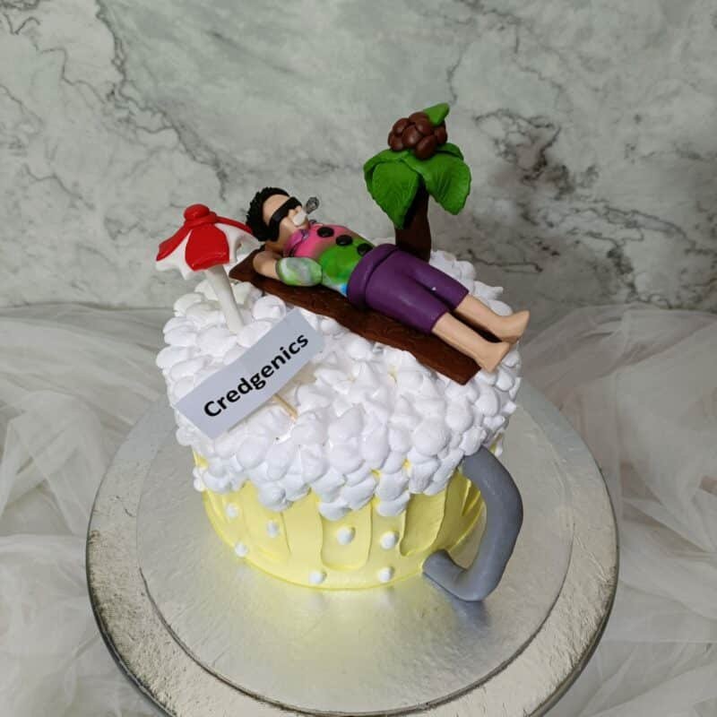 Swimming Pool Cake For Boy