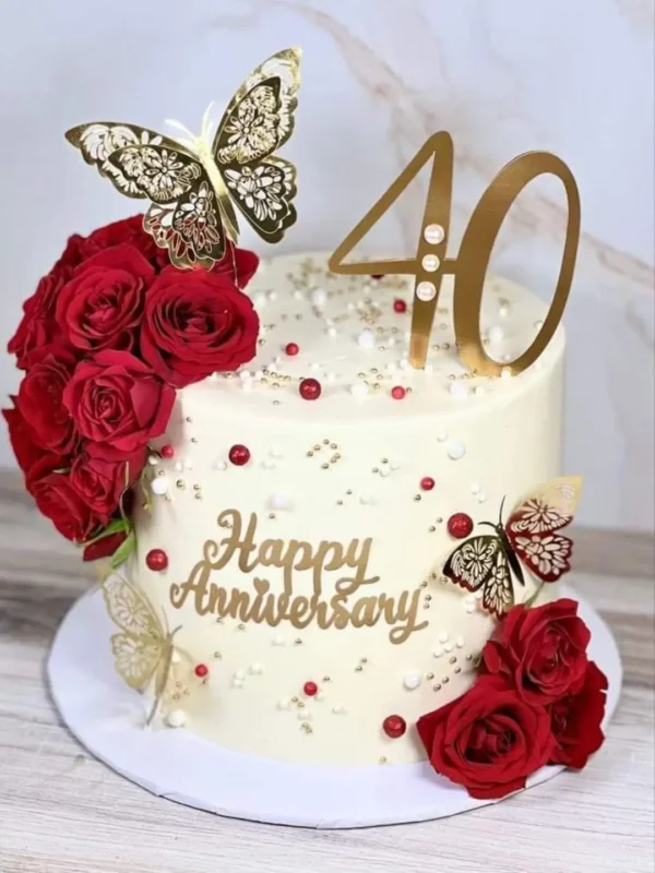 40th Anniversary Cake