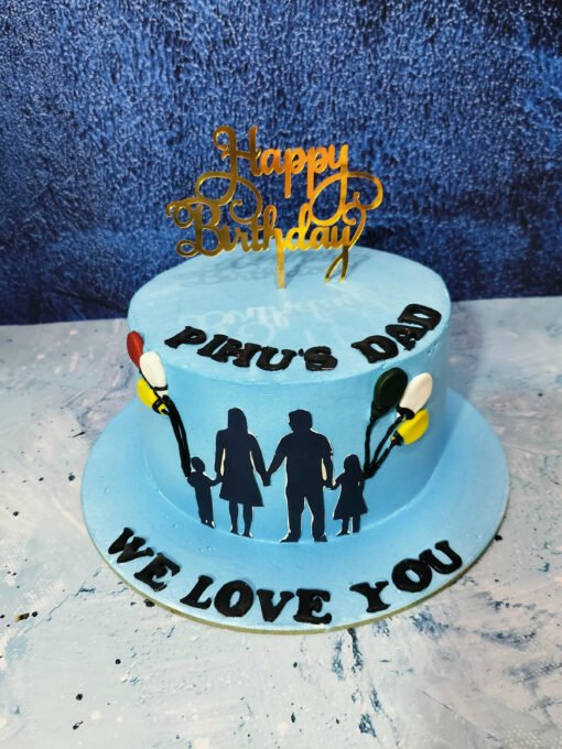 We Love You Family Cake