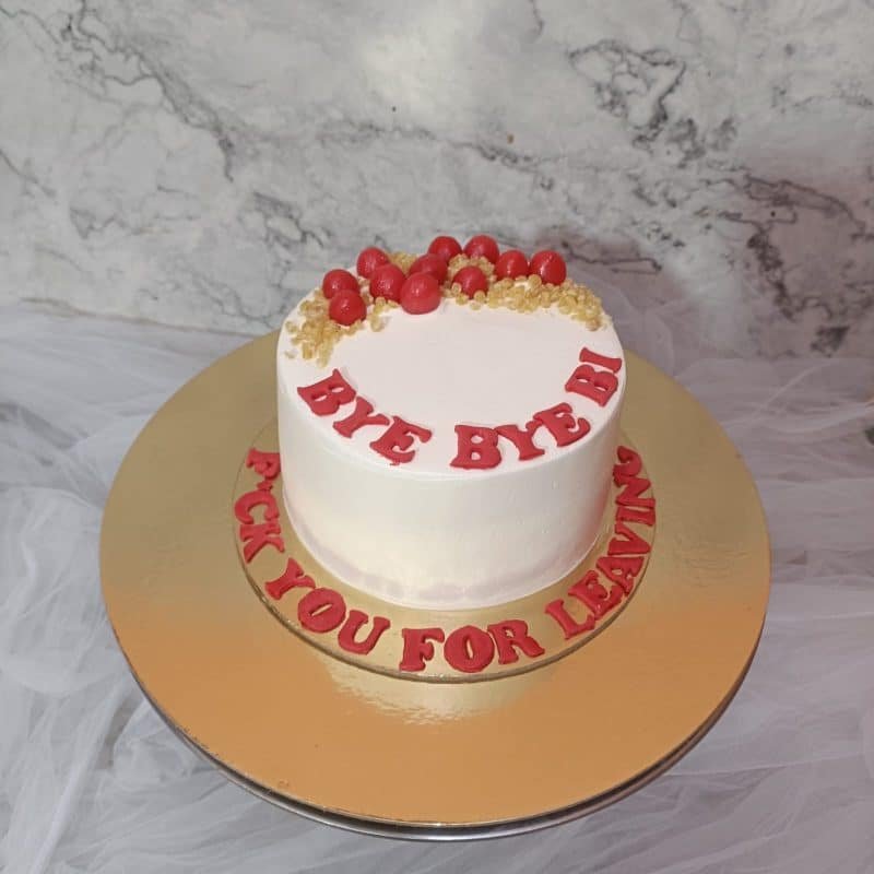 Vanilla Farewell Cake