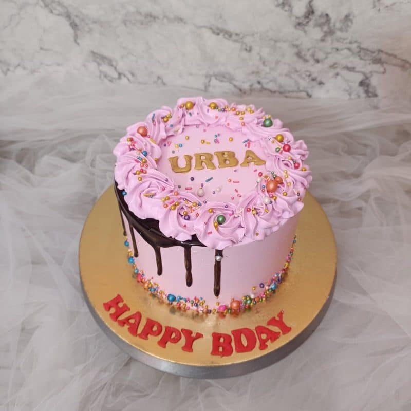 Strawberry Birthday Cake Design