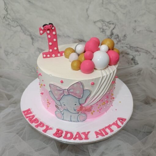Baby Elephant Cake