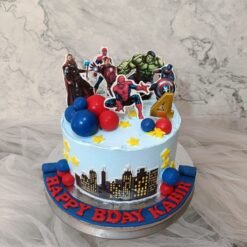 Superhero Theme Cake