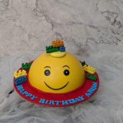 Lego theme Pinata Hammer Cake