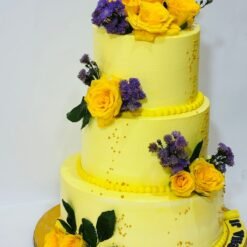 3 Tier Floral  Yummy Cake