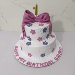 First Birthday Cake for Girl Design