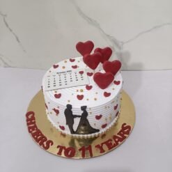 Anniversary Calendar Cake