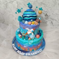 Space Theme Cake Design