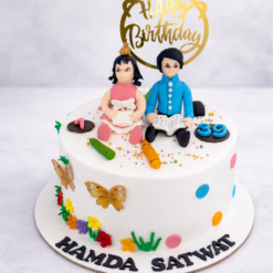 Twin Brother Sister Cake