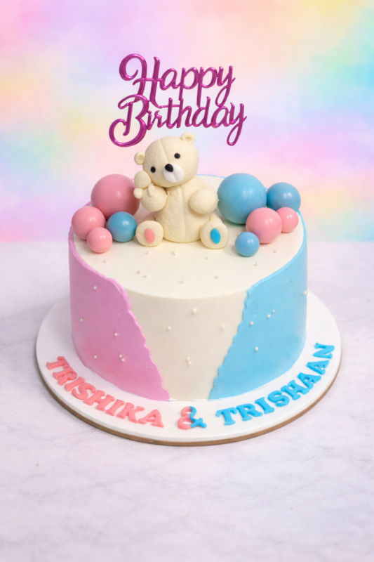 Twins Cake Design