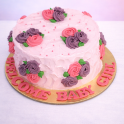 Welcome Baby Girl Cake