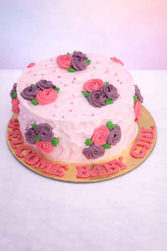 Welcome Baby Girl Cake