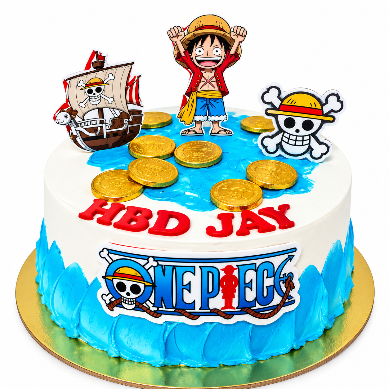 One Piece Luffy Birthday Cake One Piece Luffy Birthday Cake